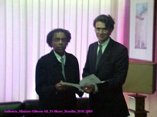 Pr. Meyer et Gilberto Gil Pr-Meyer_Ministro-Gilberto-Gil