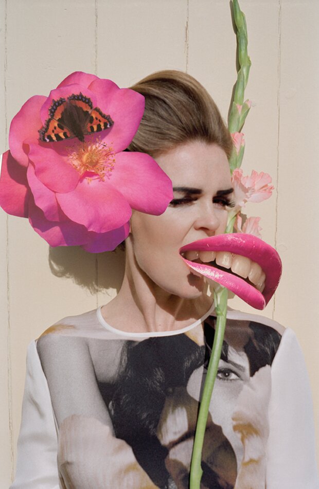 Oh Grateful Colours, Bright Looks VI, 2009 Collage sur papier photographique Photographie de Tim Walker © Linder