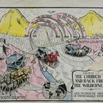 V.T.-Houteff---The-Church-To-And-Back-From-The-Wilderness---1933---toile-de-lin-tendu---collection-de-Jim-Shaw