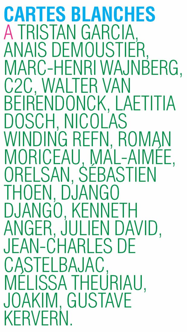 Cartes blanches magazine standard  Cartes blanches magazine standard jean-Charles de castelbajac juliette binoche melissa theuriau judith davis walter van beirendonk
