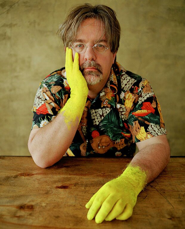 Matt Groening portrait Yellowhands Courtesy of UCSB Arts and Lectures