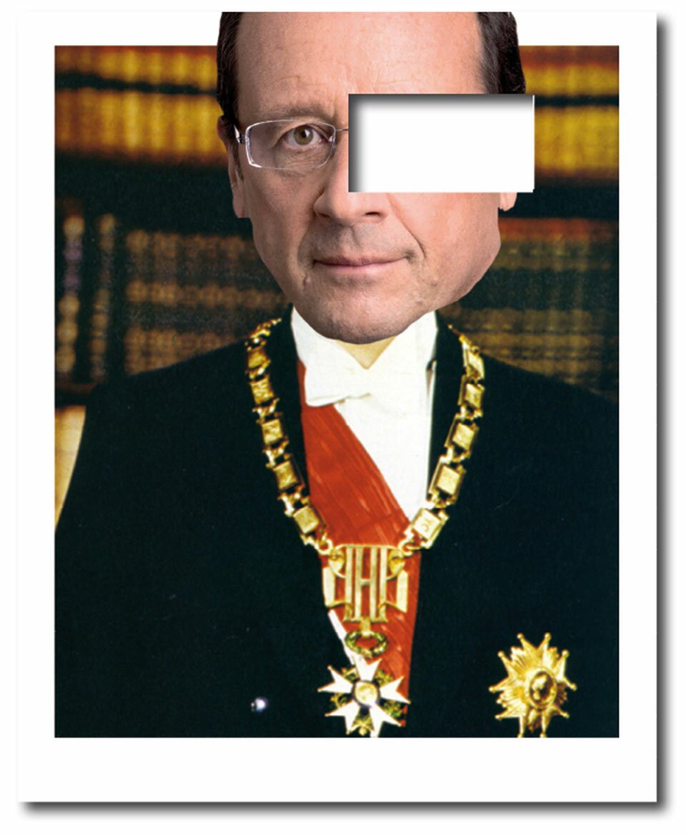 Francois hollande portrait officiel David Garchey